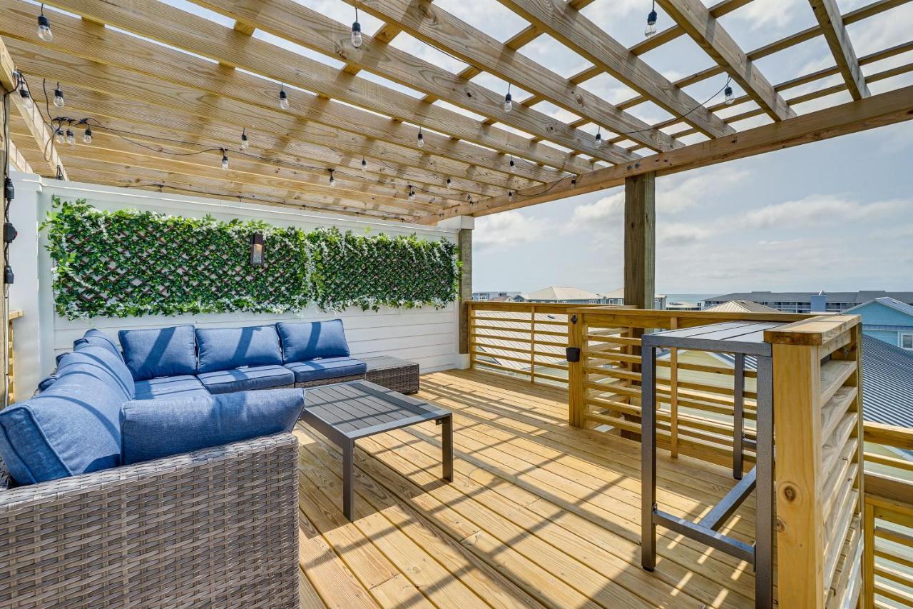 Carolina Beach Vacation Rental With Rooftop Terrace Exteriör bild