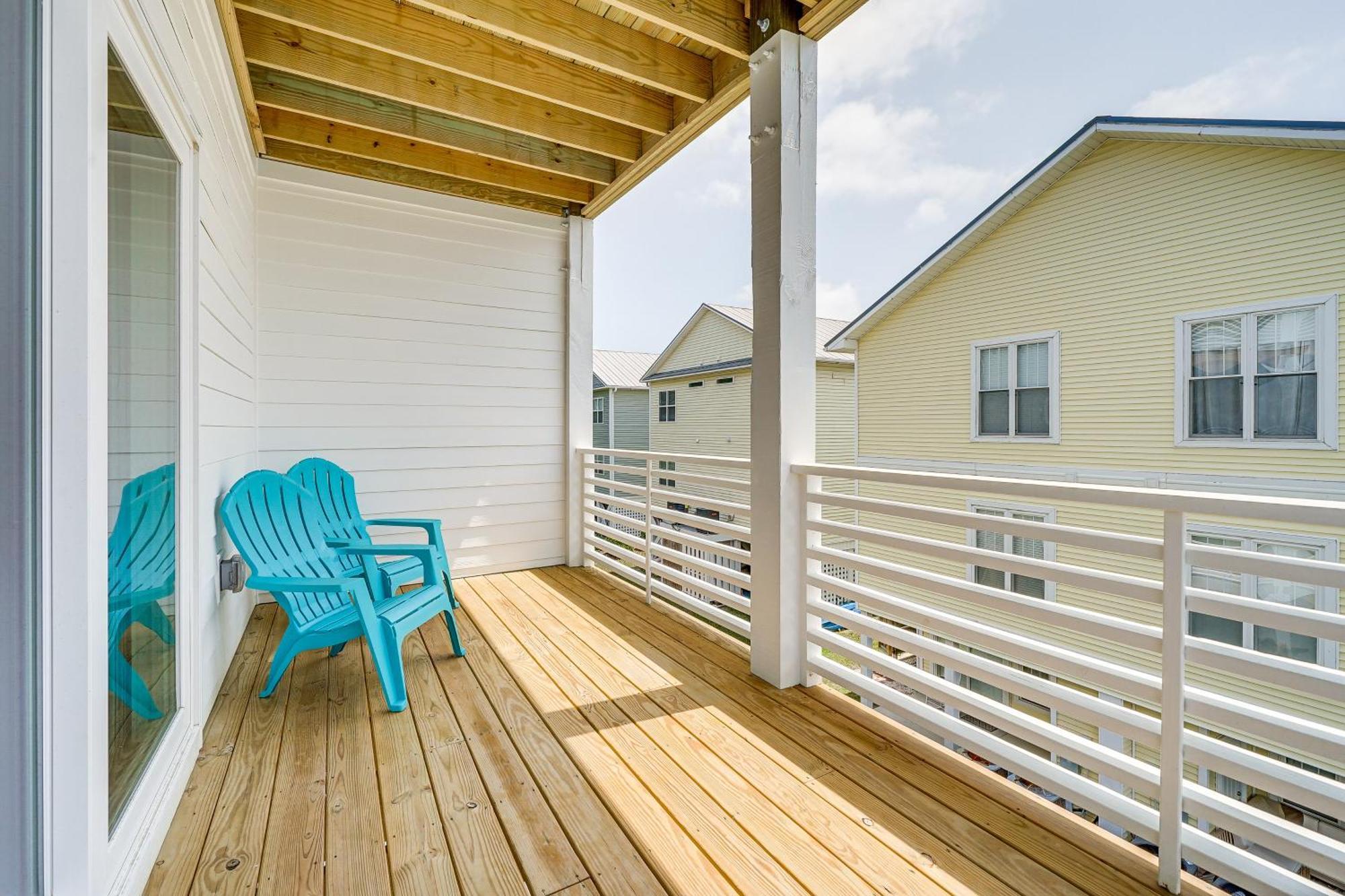 Carolina Beach Vacation Rental With Rooftop Terrace Exteriör bild